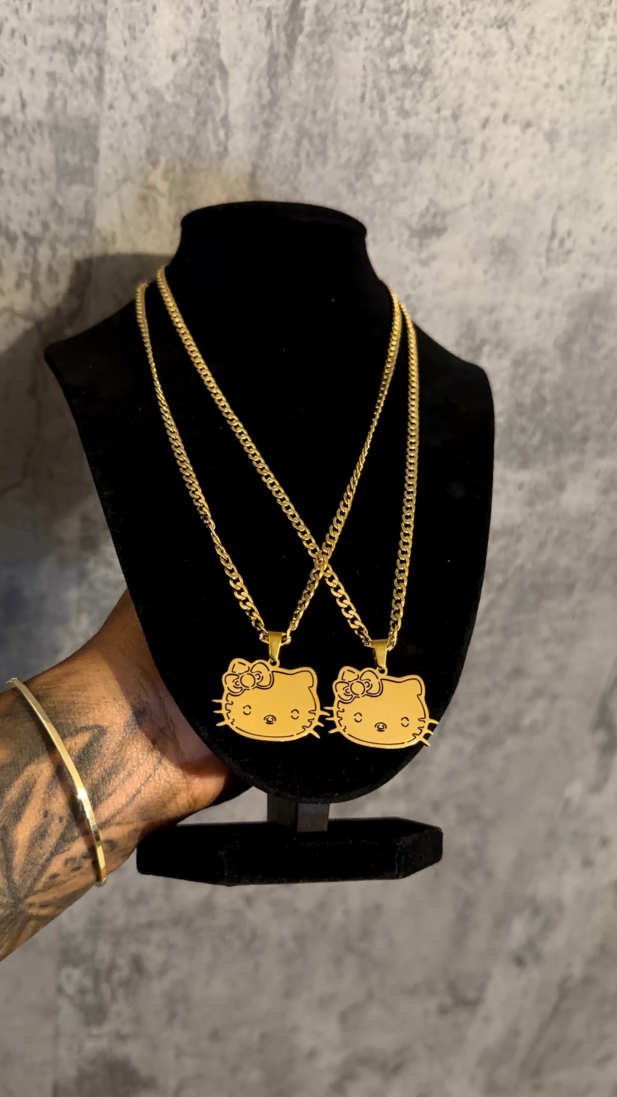 HK Face Necklace