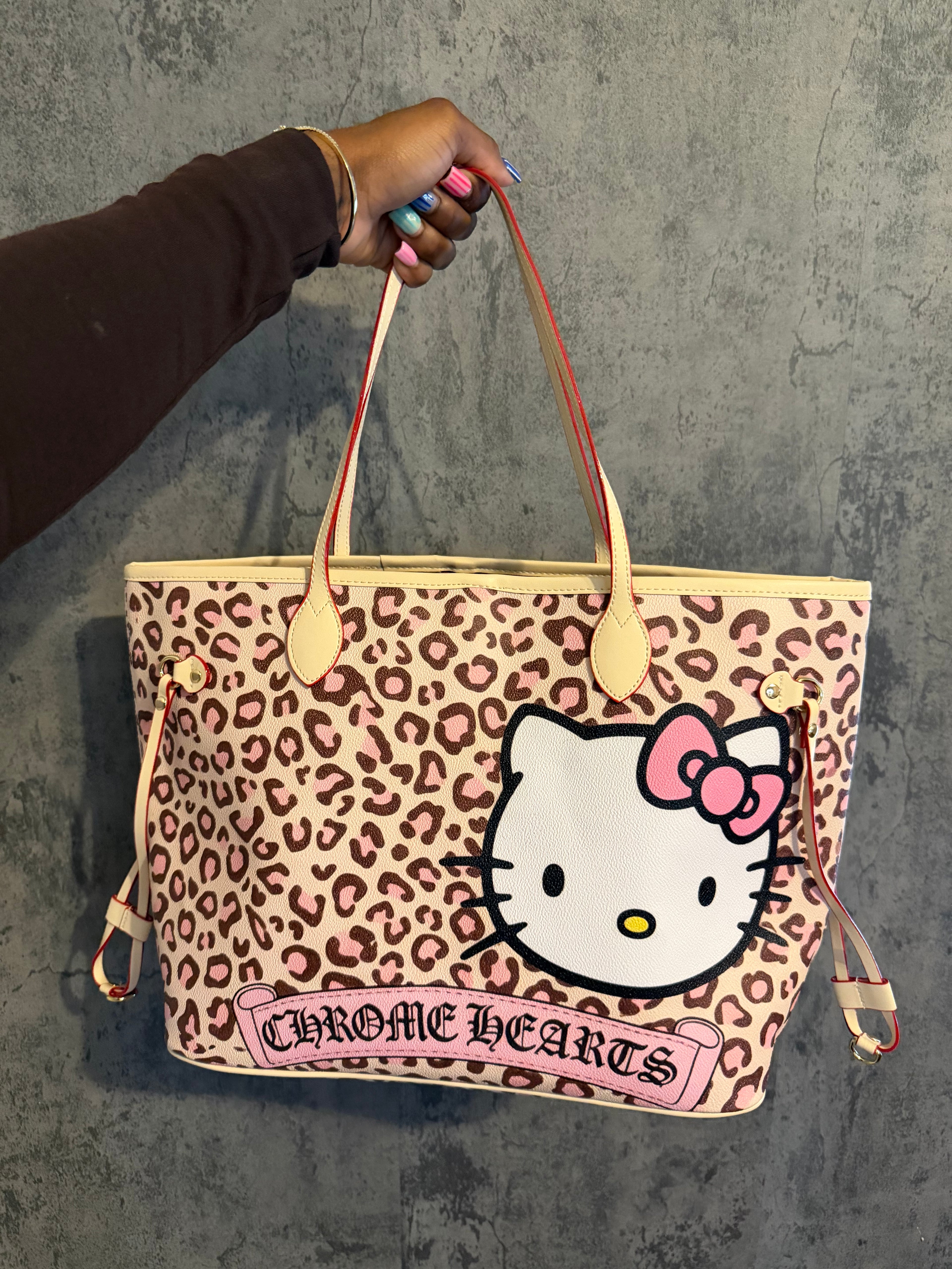 Cheetah HK tote bag ￼