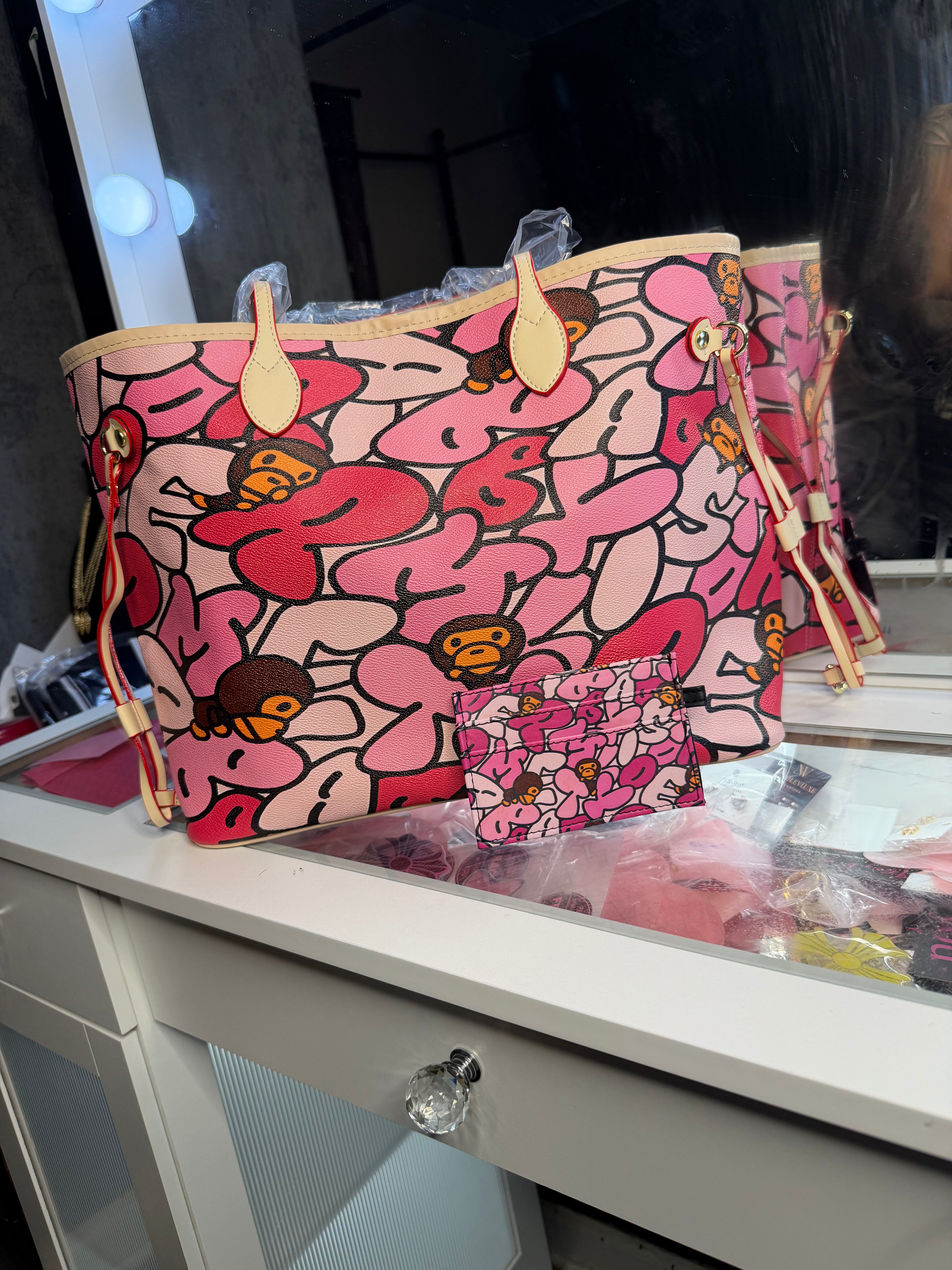Pink ABC Tote